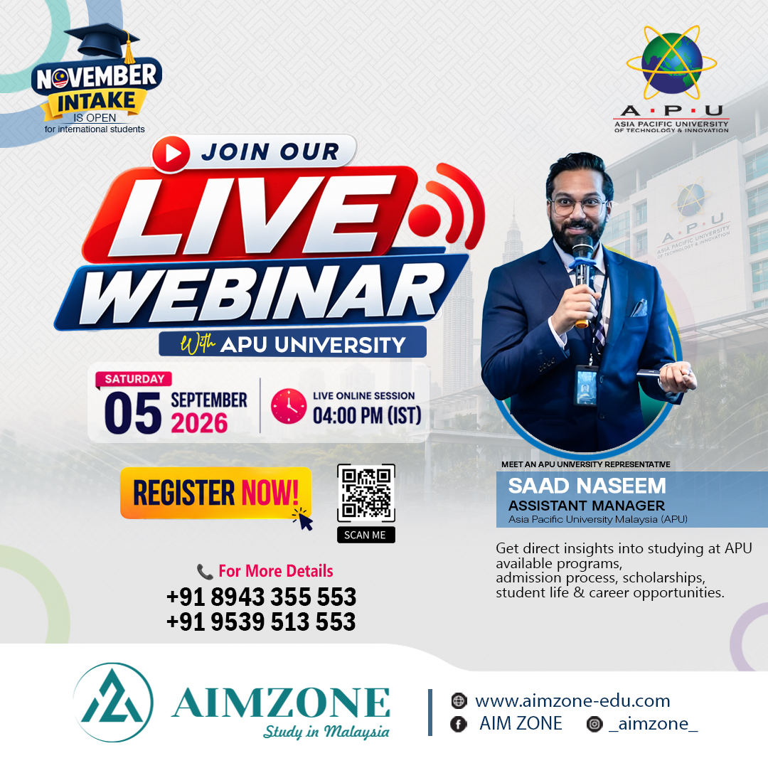 AIMZONE Live Webinar with APU University